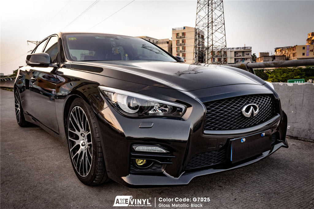 Gloss Metallic Black Vinyl