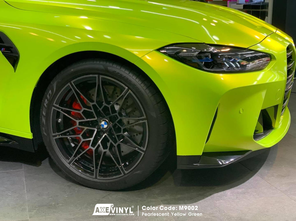 Pearlescent Yellow Green Vinyl