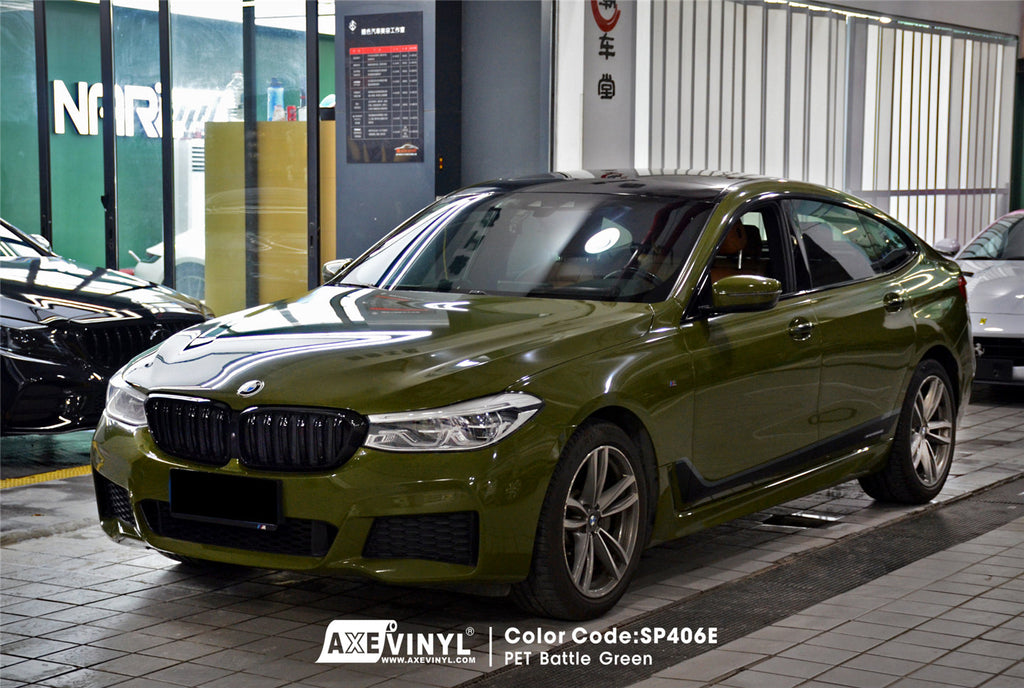 PET Battle Green Vinyl