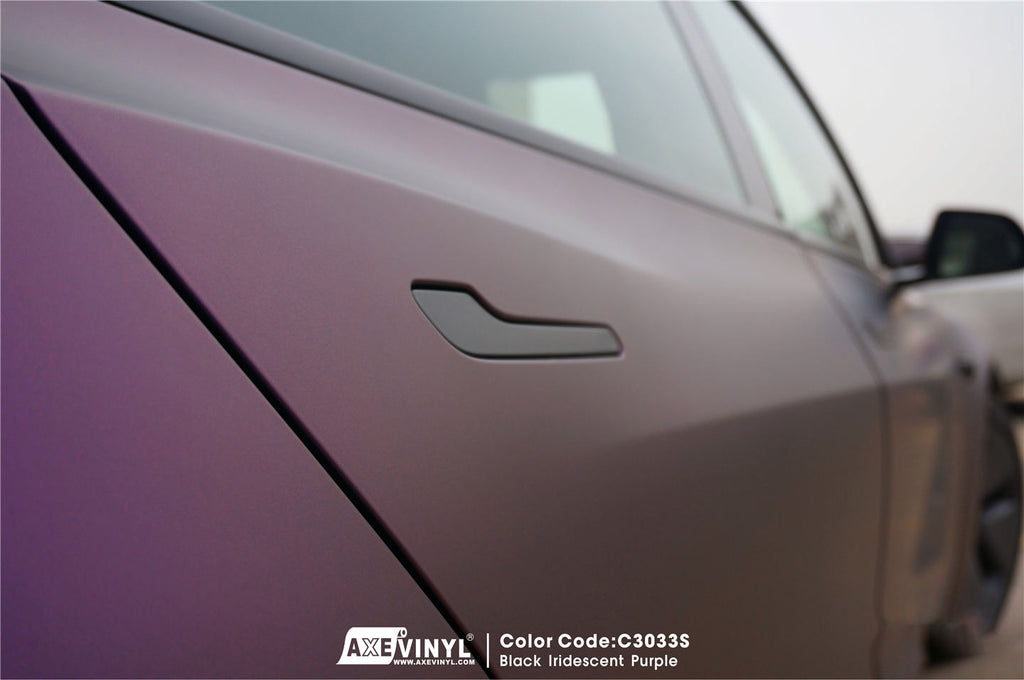 Black Iridescent Purple Vinyl