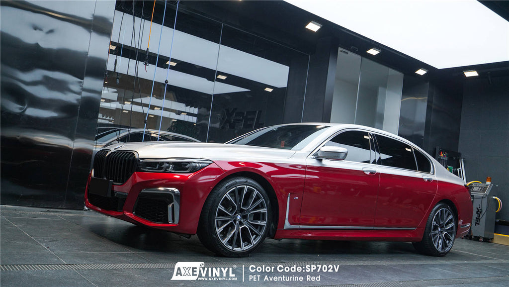 PET Aventurine Red Vinyl