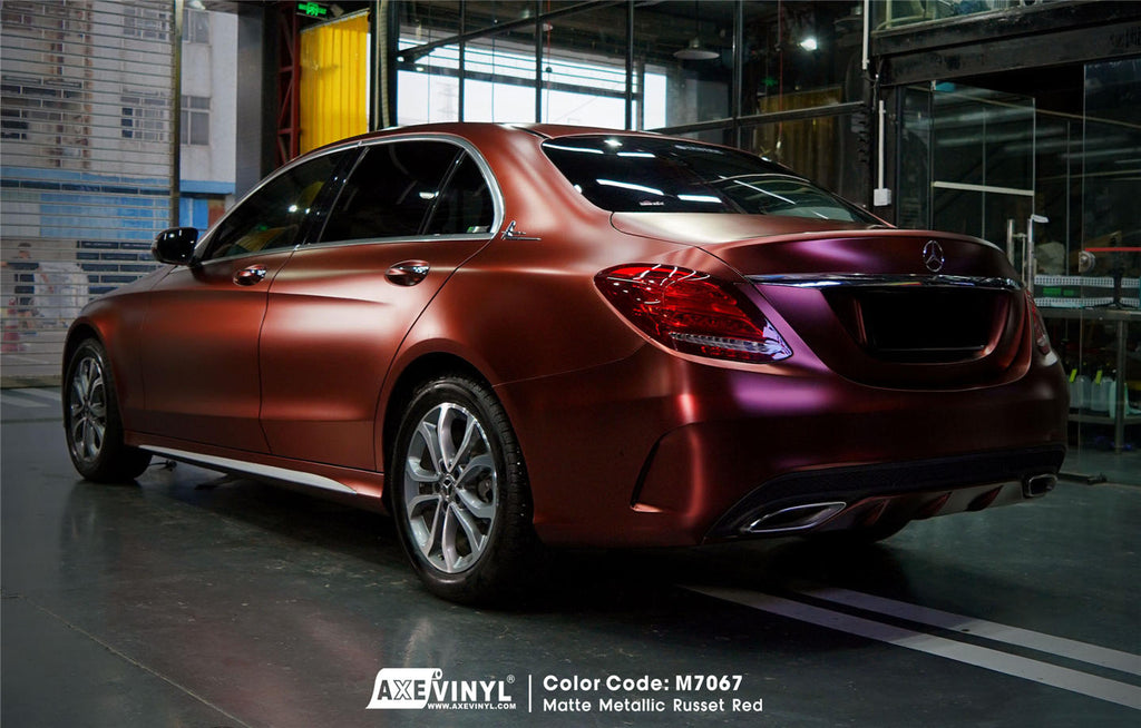Matte Metallic Russet Red Vinyl