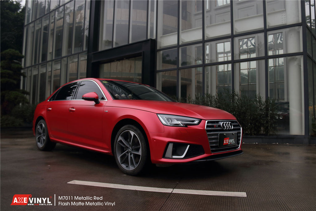 Matte Metallic Red Vinyl