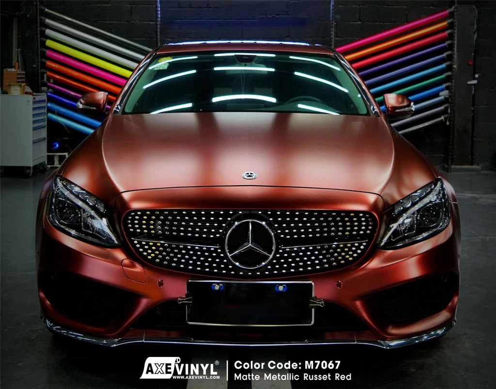 Matte Metallic Russet Red Vinyl