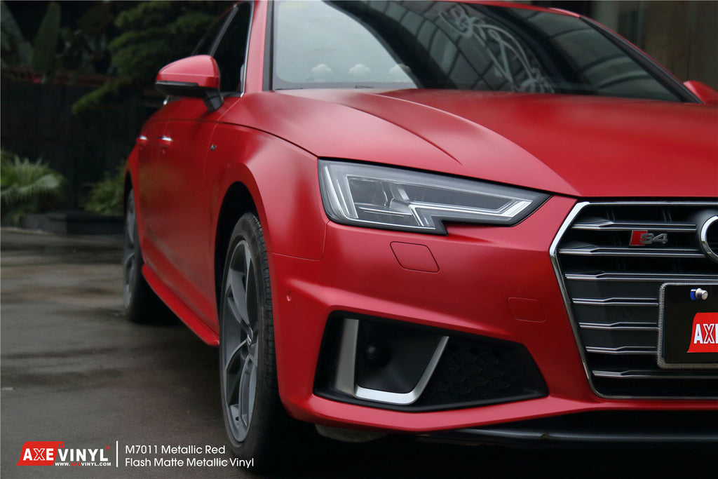 Matte Metallic Red Vinyl