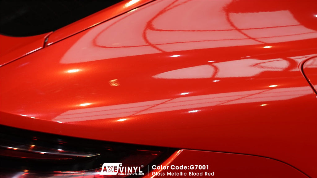 Gloss Metallic Blood Red Vinyl