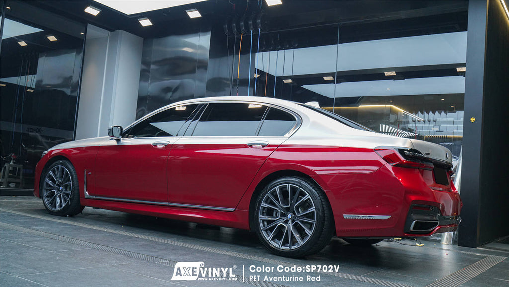 PET Aventurine Red Vinyl