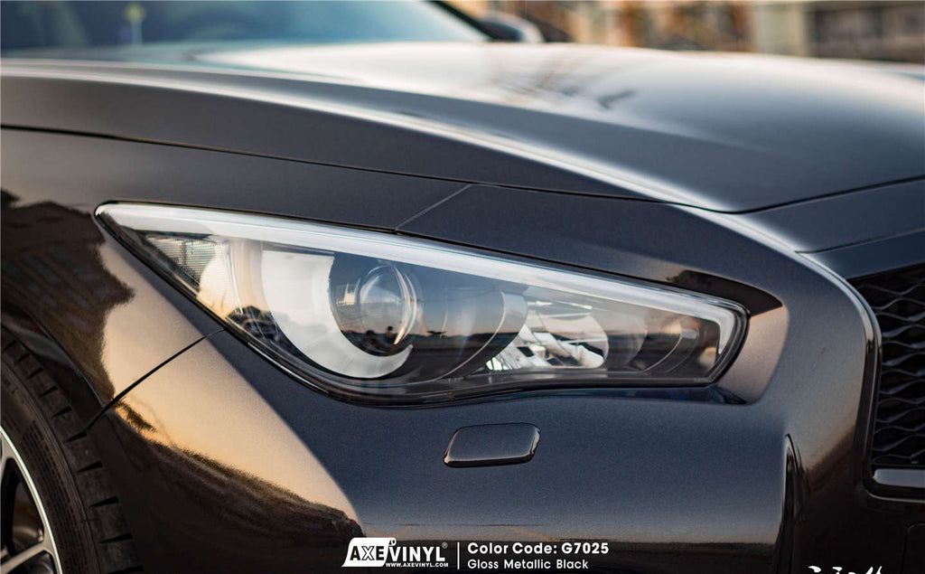 Gloss Metallic Black Vinyl