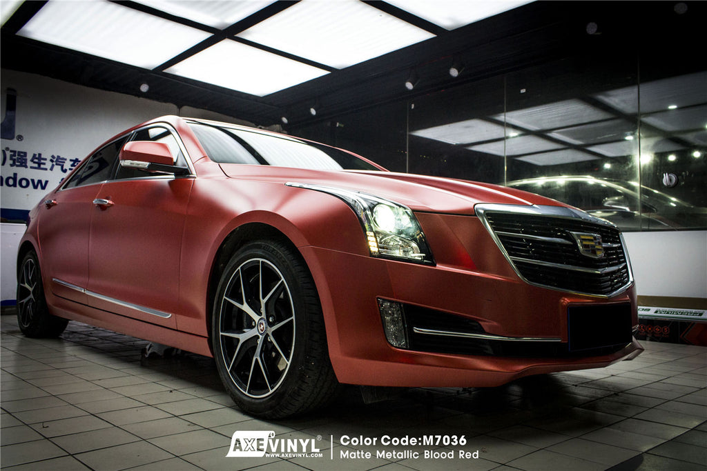 Matte Metallic Blood Red Vinyl