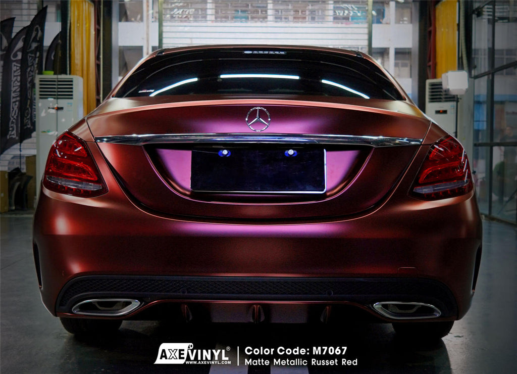 Matte Metallic Russet Red Vinyl