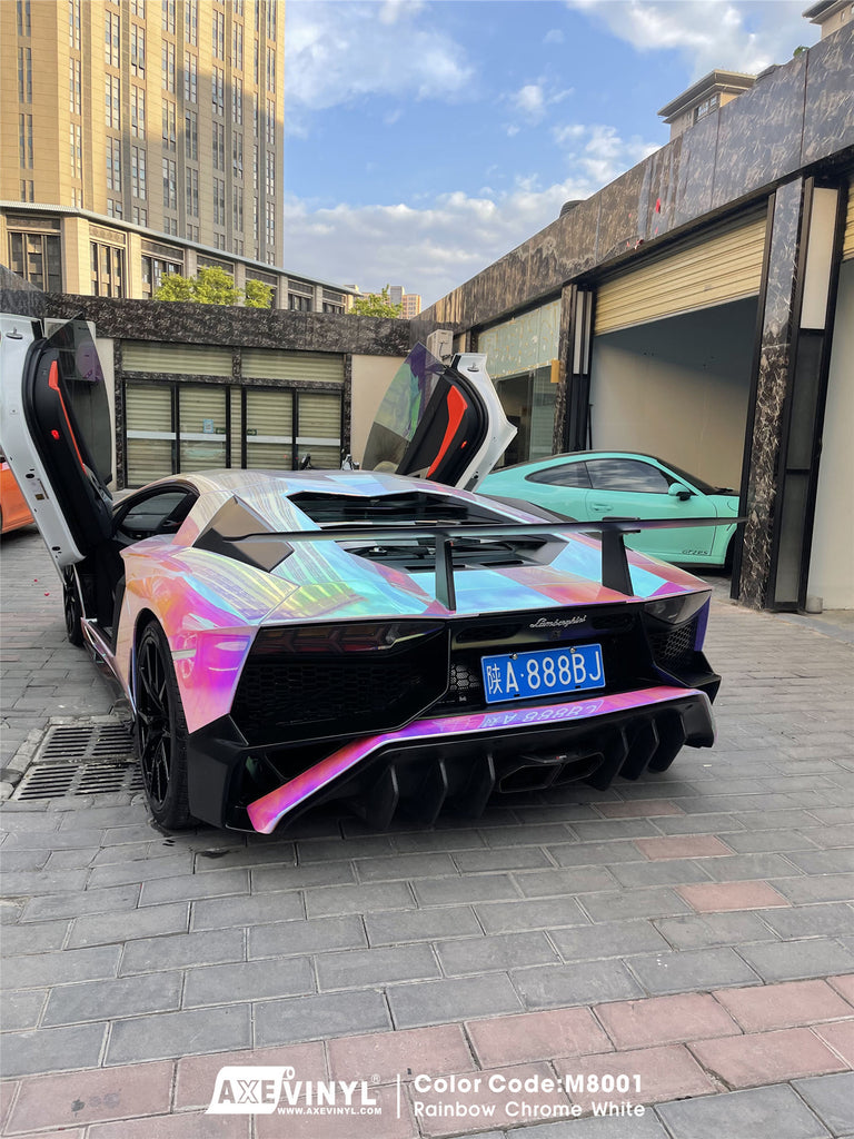 Rainbow Chrome White Vinyl