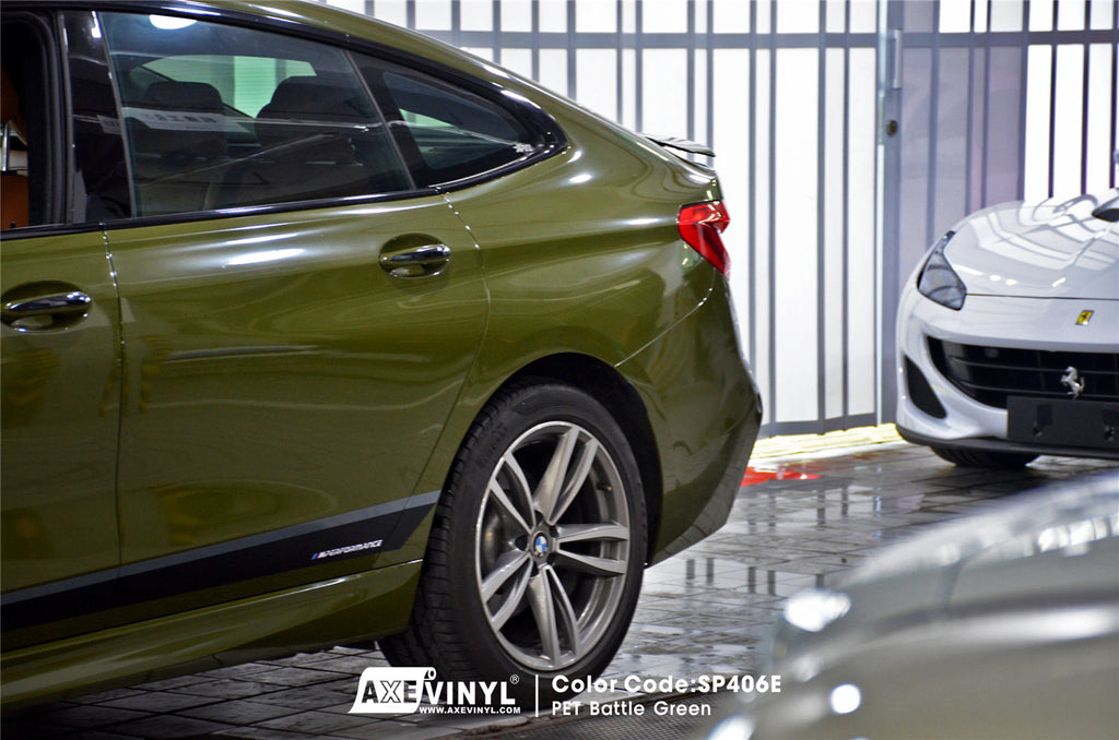 PET Battle Green Vinyl