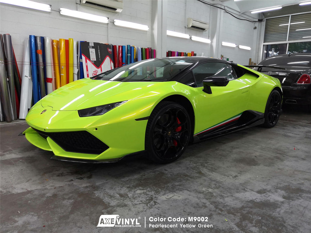 Pearlescent Yellow Green Vinyl