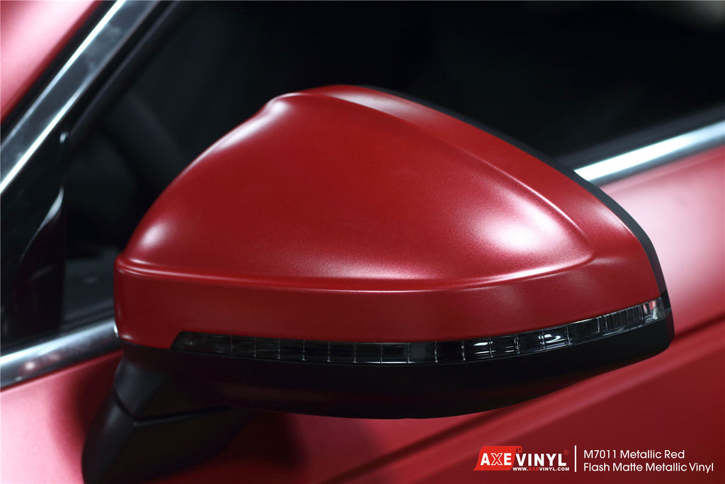 Matte Metallic Red Vinyl