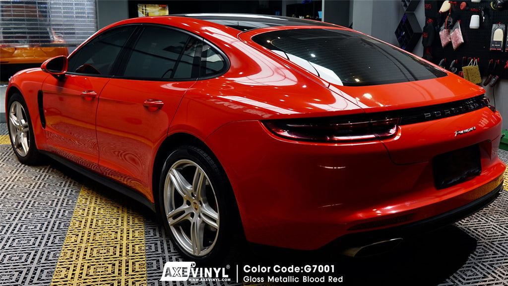 Gloss Metallic Blood Red Vinyl