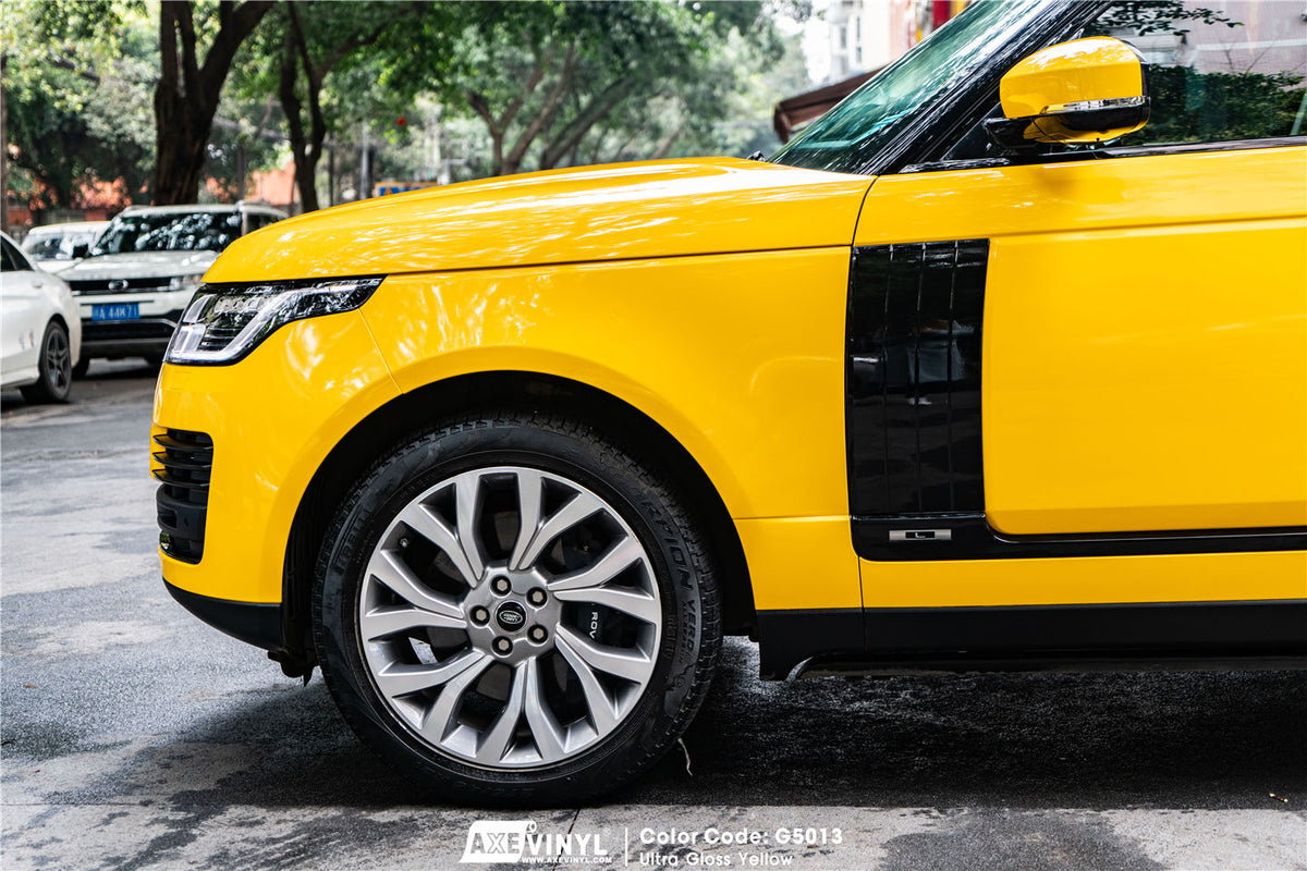 Range Rover Sport - Yellow Gloss wrap