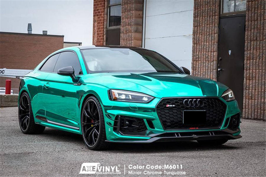 Mirror Chrome Turquoise Vinyl