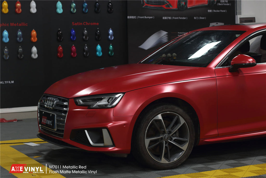 Matte Metallic Red Vinyl