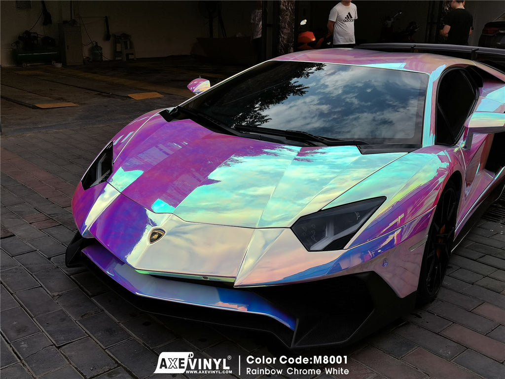 Rainbow Chrome White Vinyl