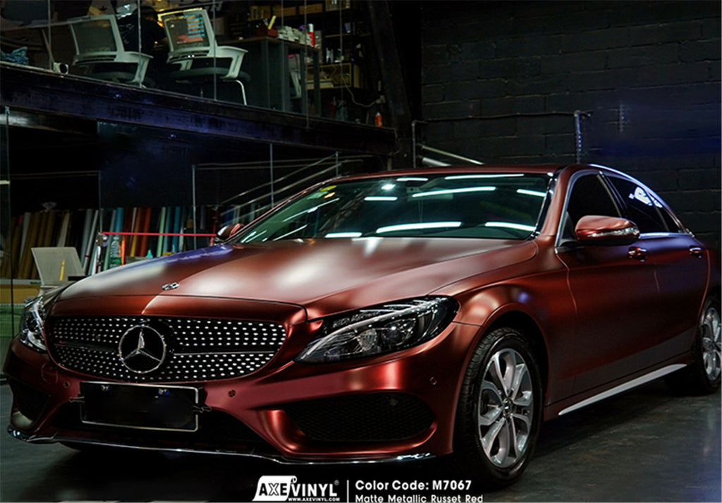 Matte Metallic Russet Red Vinyl