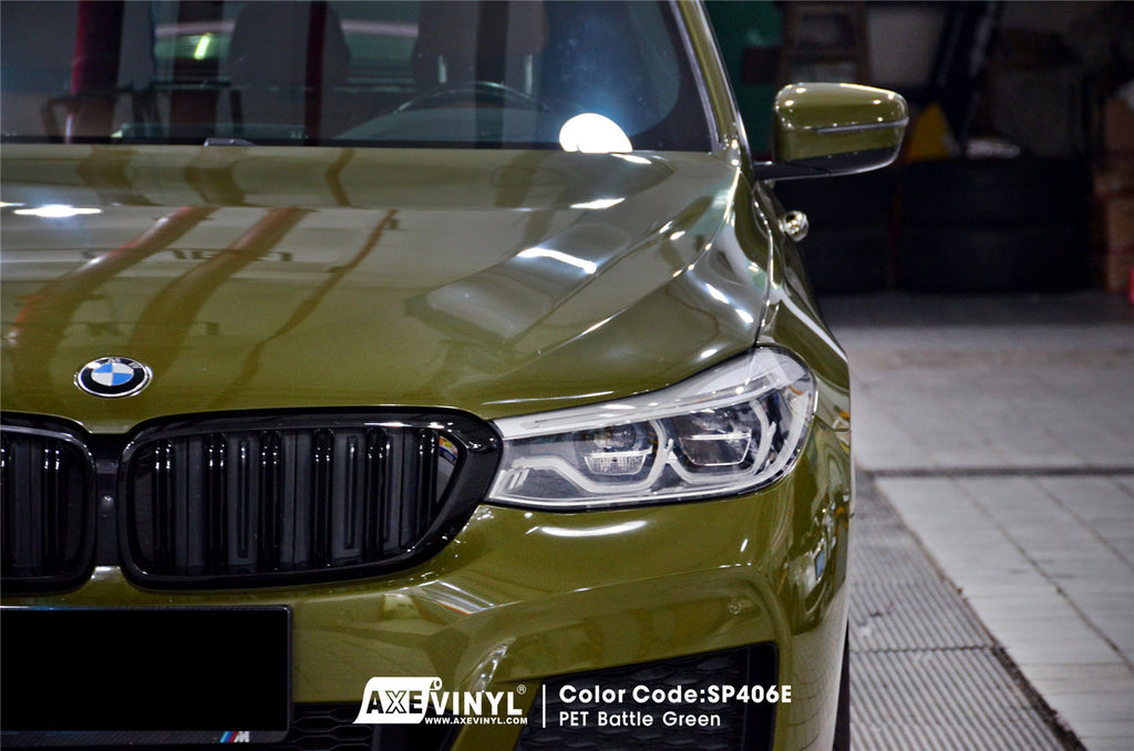 PET Battle Green Vinyl