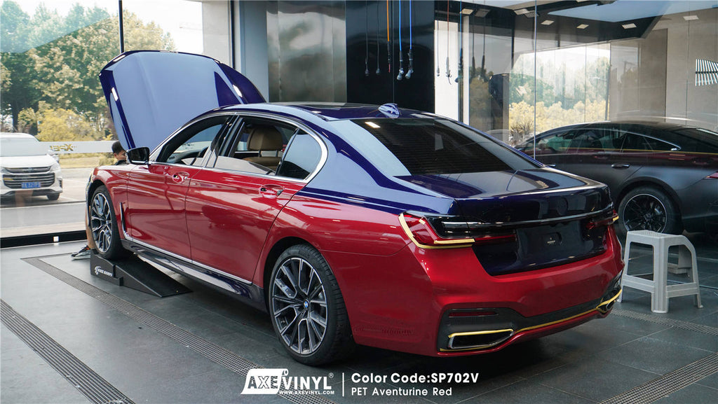 PET Aventurine Red Vinyl