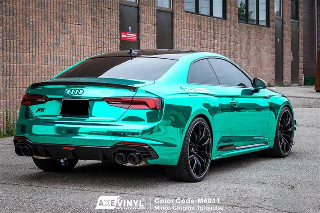 Mirror Chrome Turquoise Vinyl