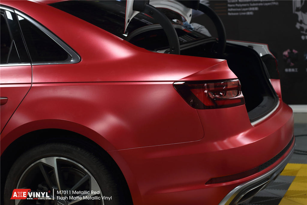 Matte Metallic Red Vinyl