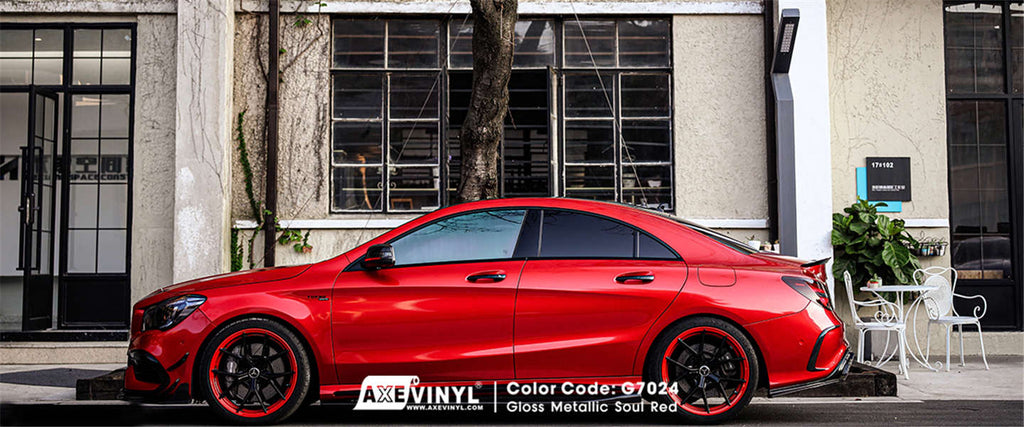 Gloss Metallic Soul Red Vinyl