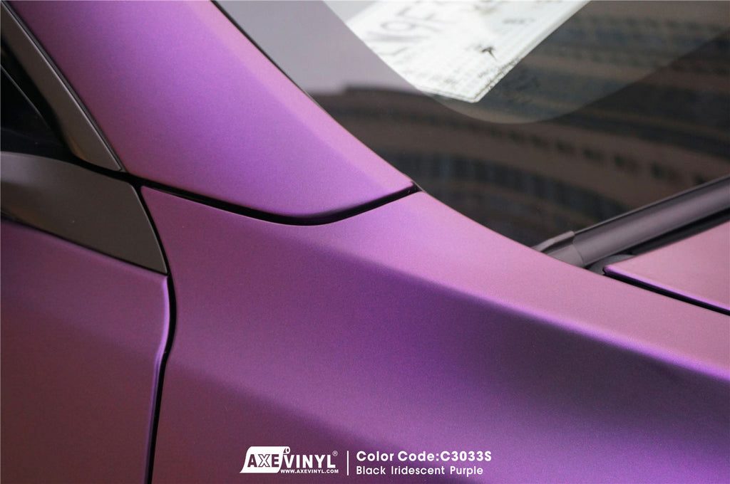 Black Iridescent Purple Vinyl