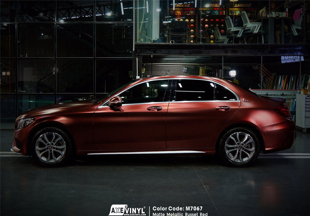 Matte Metallic Russet Red Vinyl