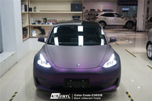 Load image into Gallery viewer, Black Iridescent Purple Vinyl