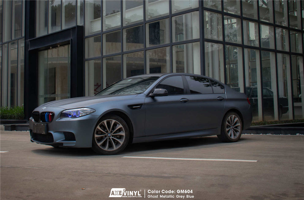 Ghost Metallic Grey Blue Vinyl