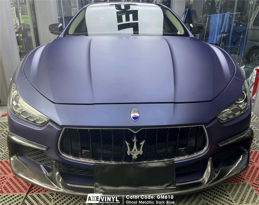 Ghost Metallic Dark Blue Vinyl