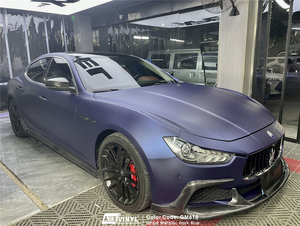 Ghost Metallic Dark Blue Vinyl