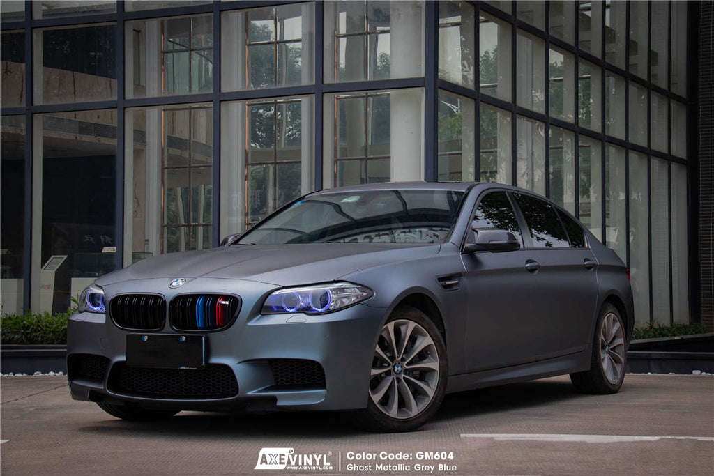 Ghost Metallic Grey Blue Vinyl