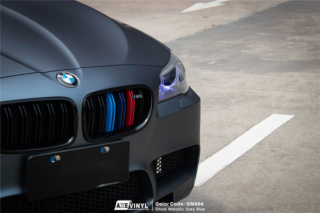 Ghost Metallic Grey Blue Vinyl