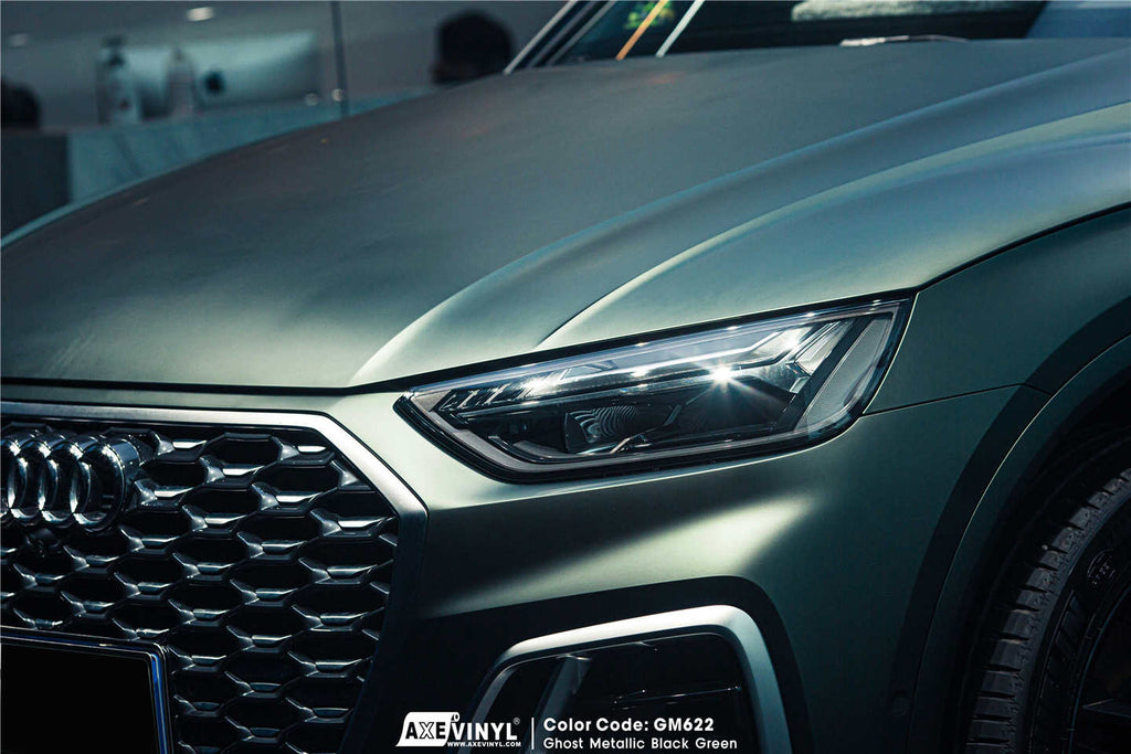 Ghost Metallic  Black Green Vinyl