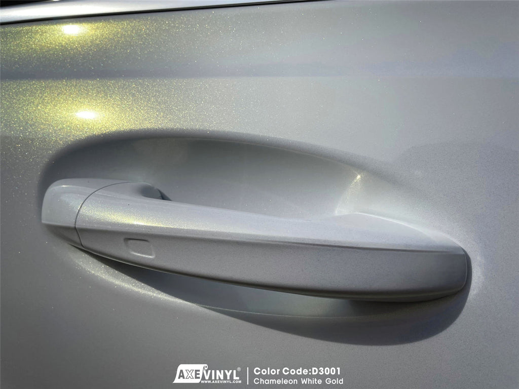 Gloss Chameleon White Gold Vinyl