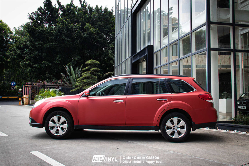 Ghost Metallic Poppy Red Vinyl