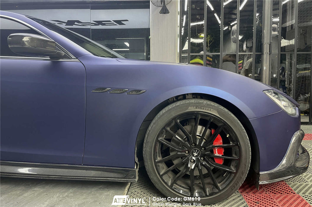 Ghost Metallic Dark Blue Vinyl