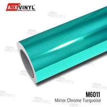 Load image into Gallery viewer, Mirror Chrome Turquoise Vinyl