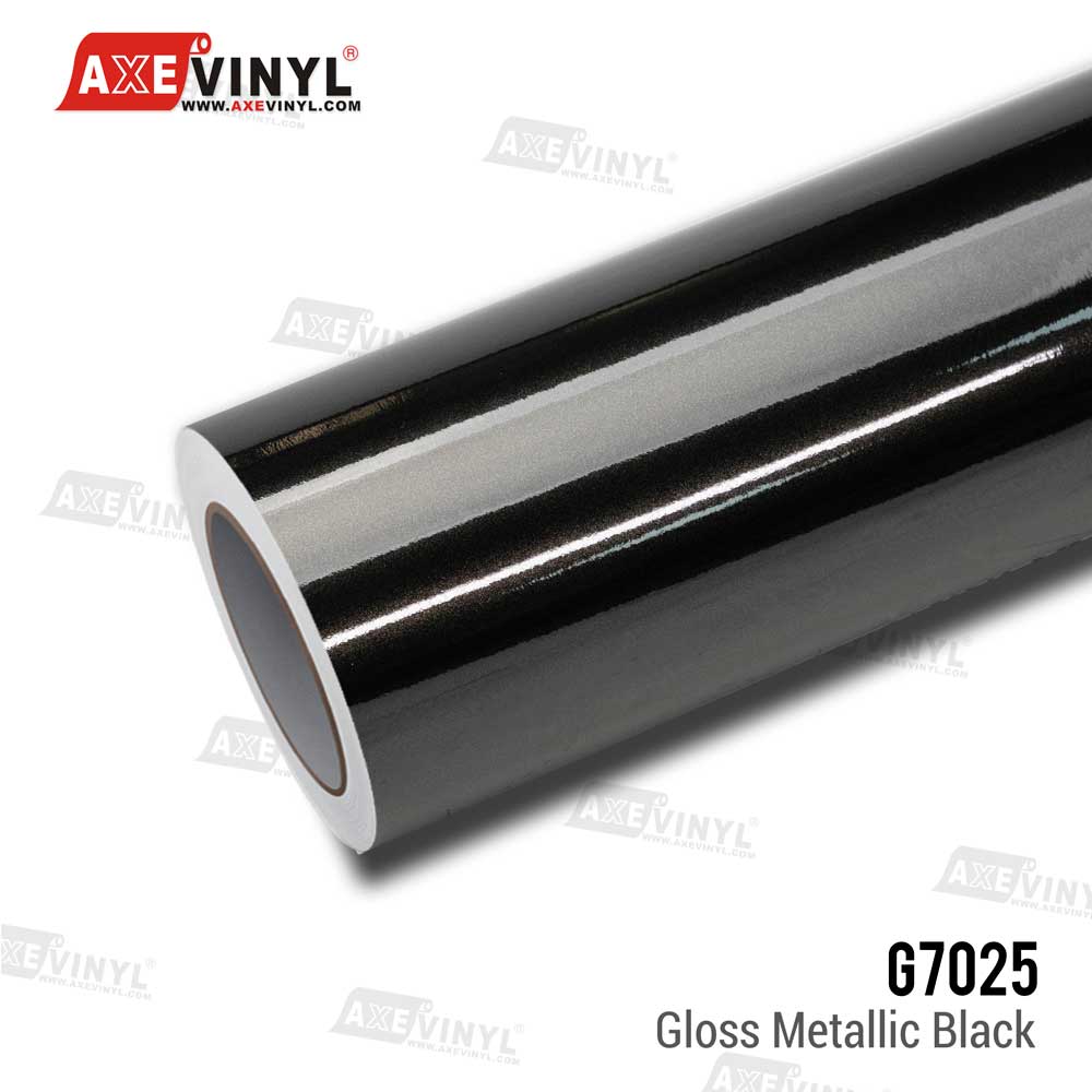 Gloss Metallic Black Vinyl