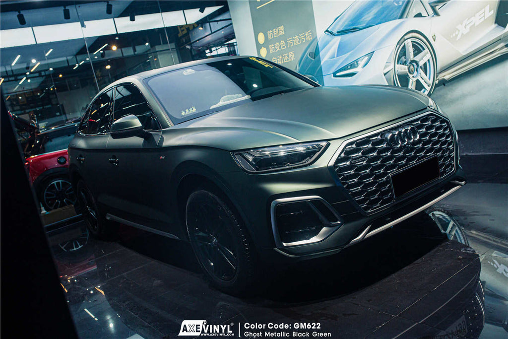 Ghost Metallic  Black Green Vinyl