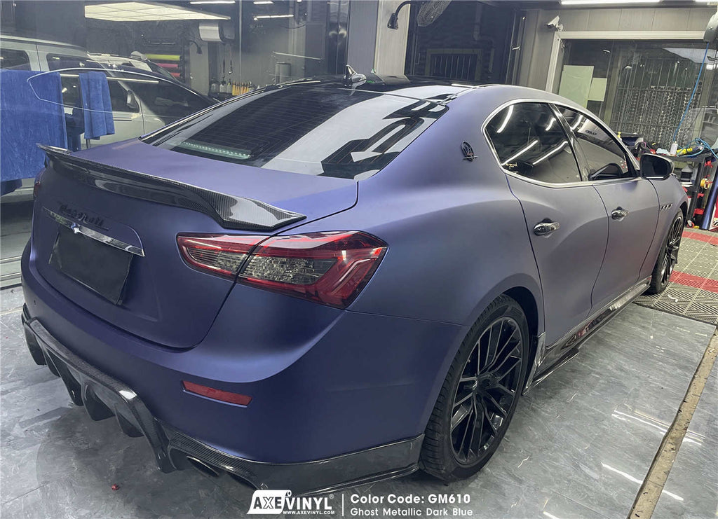 Ghost Metallic Dark Blue Vinyl