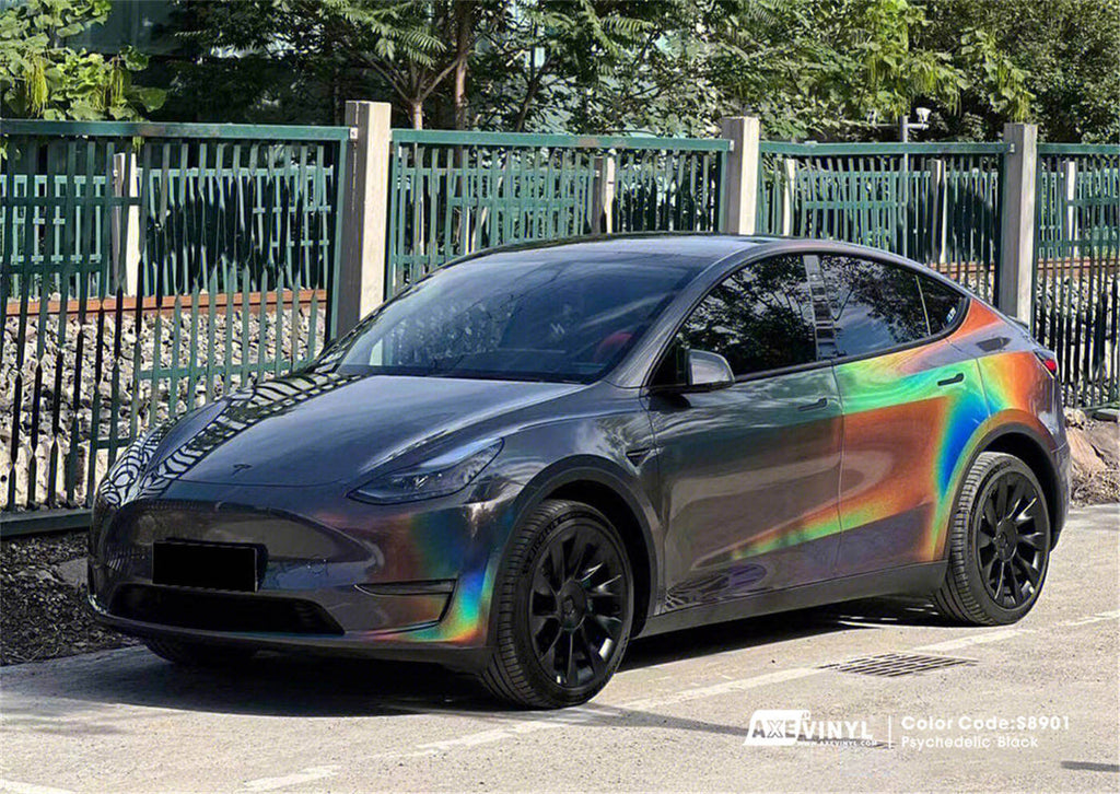 Gloss Psychedelic Black Vinyl