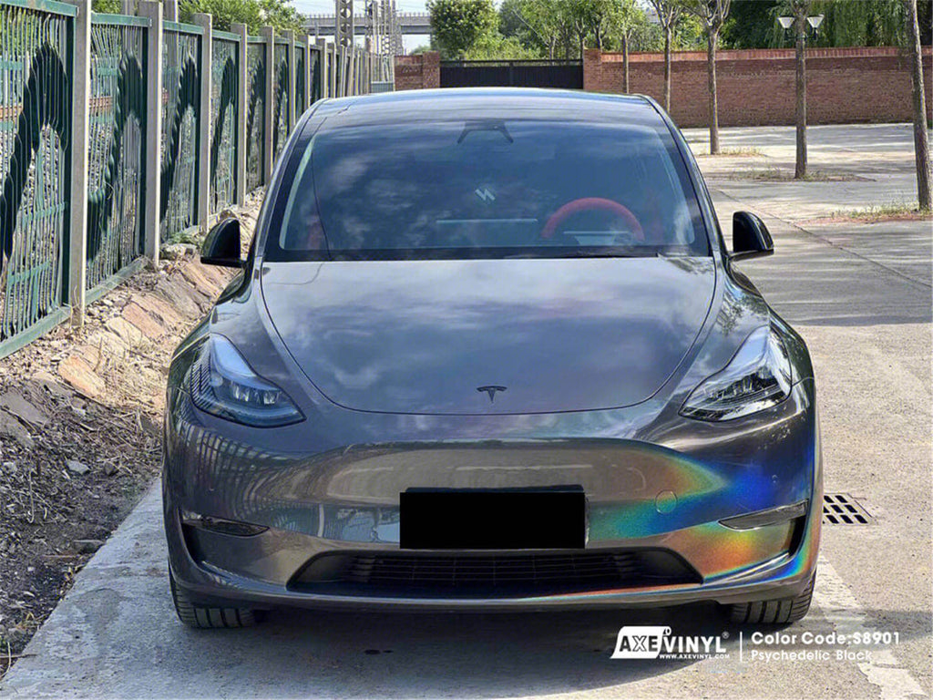 Gloss Psychedelic Black Vinyl