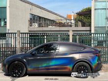 Load image into Gallery viewer, Gloss Psychedelic Black Vinyl