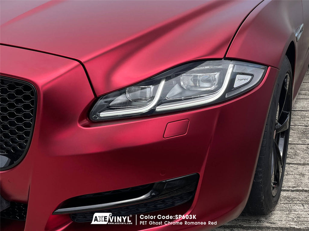 PET Ghost Chrome Romanee Red Vinyl