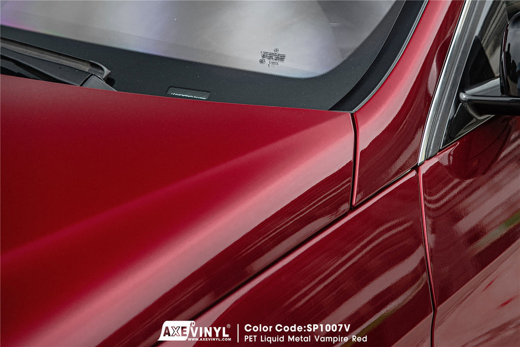 PET Liquid Metal Vampire Red Vinyl